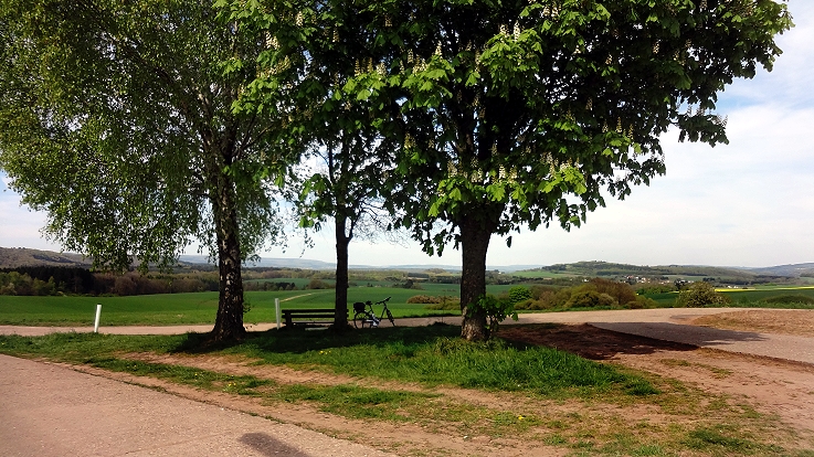 Rastplatz an einer wegegabelung schmelzer Runde 2014 DSC00062